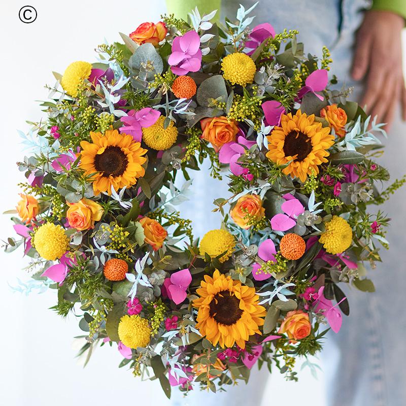 Summer Door Wreath