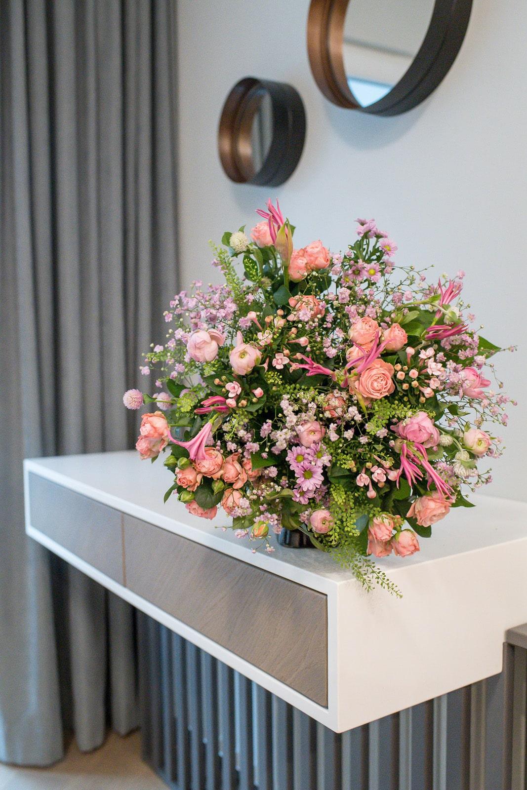 Exquisite Pink Spray Rose & Bouvardia Bouquet